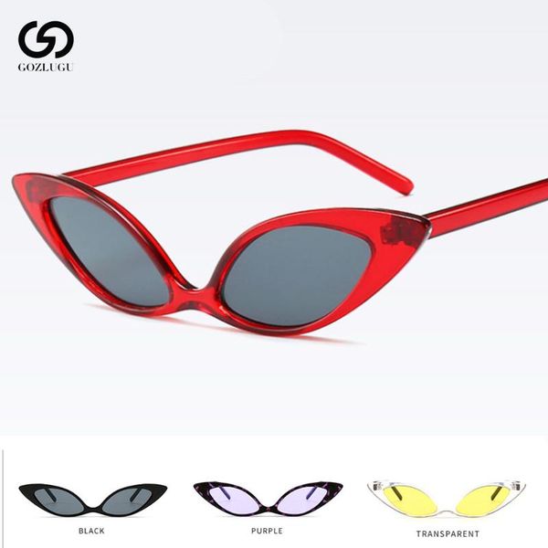 

sunglasses cat eye women 2021 brand designer blue fashion colored shadow uv400 gozlugu, White;black