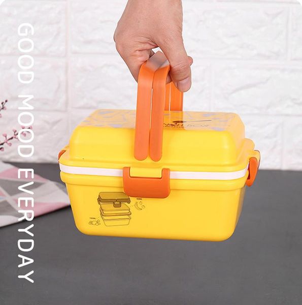 

bpa portable lunch box eco friendly portable microwaveble bento box food storage container for children student wmtwhl