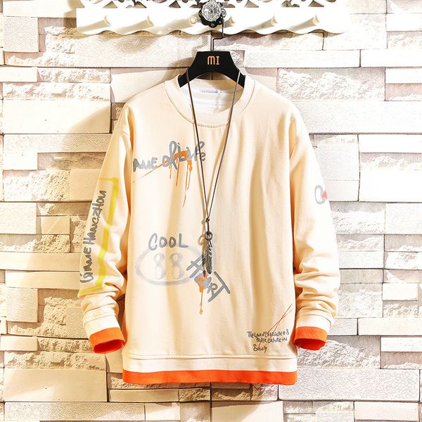 

japan casual the neck 2020 new has arrived black hoodie style hip hop high streetwear gross wool men's clothes fakb, Black;white