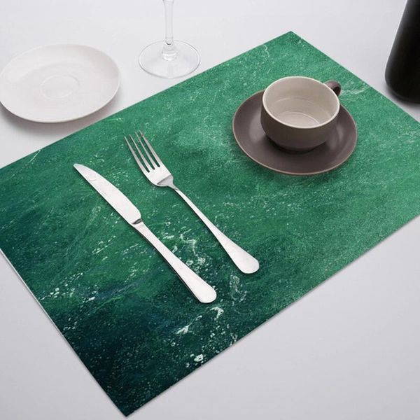 

mats & pads fuwatacchi abstract marble placemats for dinner table drink coasters durable tableware cloth kitchen party decoration