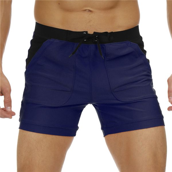 

mens boxer swimming shorts loose comfortable quick-drying spring swimwear summer beach sports men shorts swimming trunks