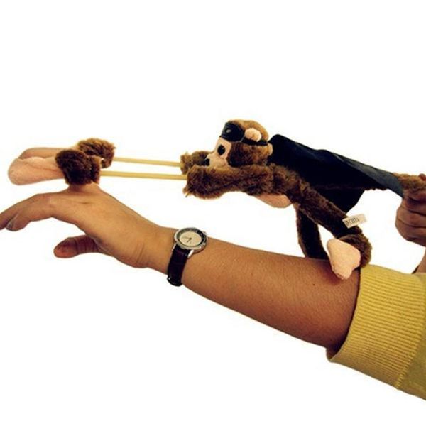 

soft cute children boy girl child kids plush slingsscreaming sound mixed for choice plush flying monkey toy c304