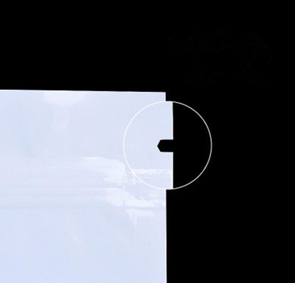 

100pcs white aluminum foil zip lock food package bag self seal zippr mylar foil bag for drysaltery cookies bbypcc lg2010