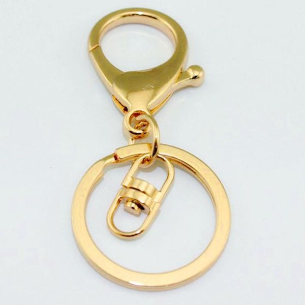 

30mm key ring color plating key chain diy all match lobster clasp accessories wholesale 30mm key sqcnkr pingtoy