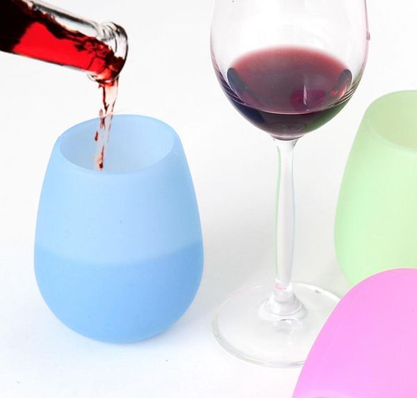 

sile wine glass sile unbreakable stemless rubber beer mug outdoor cup glass wine glass recyclable dri jllmep warmslove
