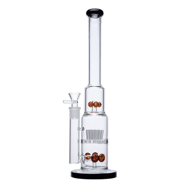 18mm Femmina Bong di vetro per acqua Fungo Croce Percolatore Oil Rig Narghilè con sprinkler Perc Dab Rigs Accessori per fumatori WP2232
