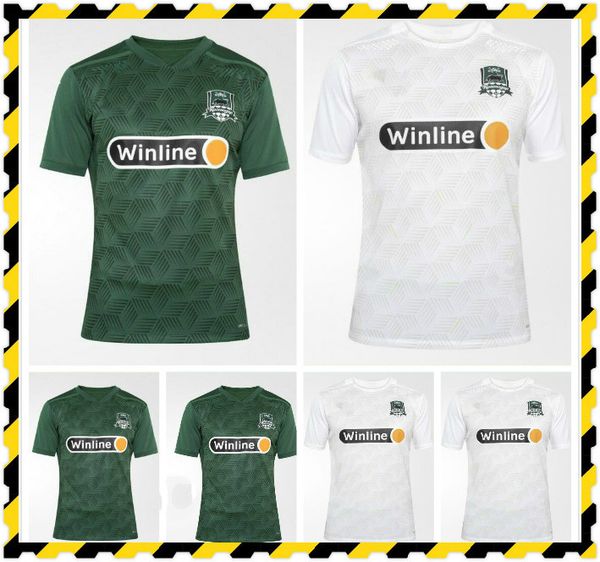 

20 21 fk krasnodar soccer jerseys home away 2020 2021 krasnodar rémy cabella matvey safonov wanderson tonny vilhena football shirts top, Black;yellow