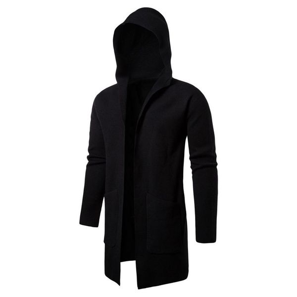 

new autumn winter men's sweater men's solid color casual sweater men's slim fit clothes 201202, White;black