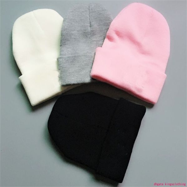 

зимняя вязаная шляпа дизайнерские шапки шапки мужчины и женщины аксессуары сплошные цветные шляпы, Blue;gray