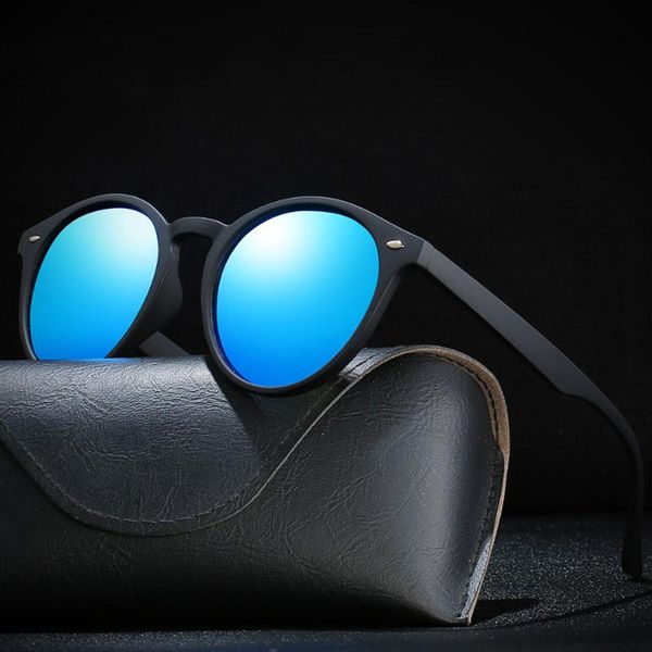 

sunglasses brand design polarized men driving sun glasses women coating round sunglass uv400 shades eyewear gafas de sol, White;black