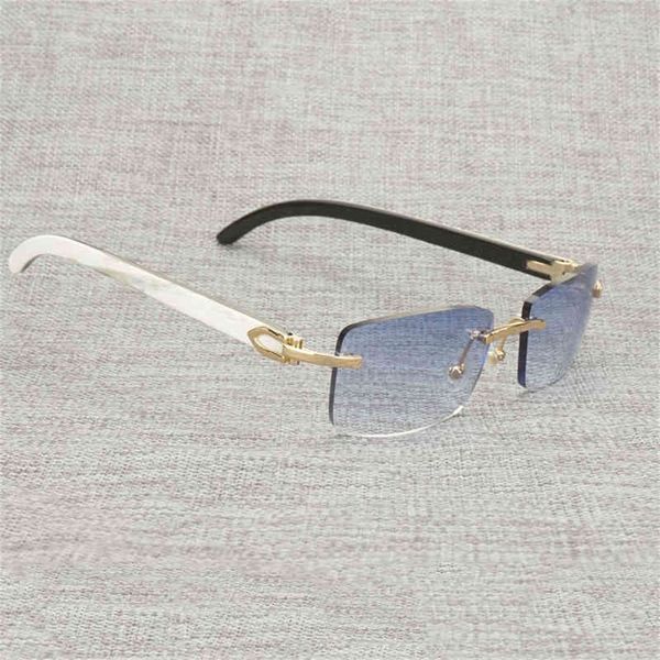 

80% off wholesale vintage natural wood sunglasses men buffalo horn rimless frame eyeglasses women for outdoor accessorie oculos square gafas, White;black