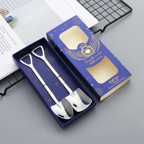 

for vip dropshipping ice spoon shovel 304 stainless steel coffee spoon tea spoon creative tableware coffee tableware h wmtujr