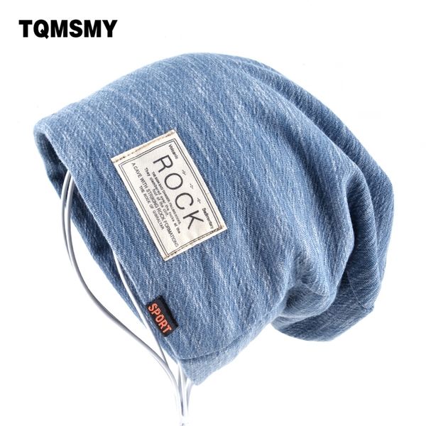 Sonbahar Hip Hop Kapağı Kış Beanies Erkekler Şapkalar Kaya Sıradan Kapak Türban Şapka Bonnet Plus Erkekler İçin Kadife Kapaklar Beanie Y201024