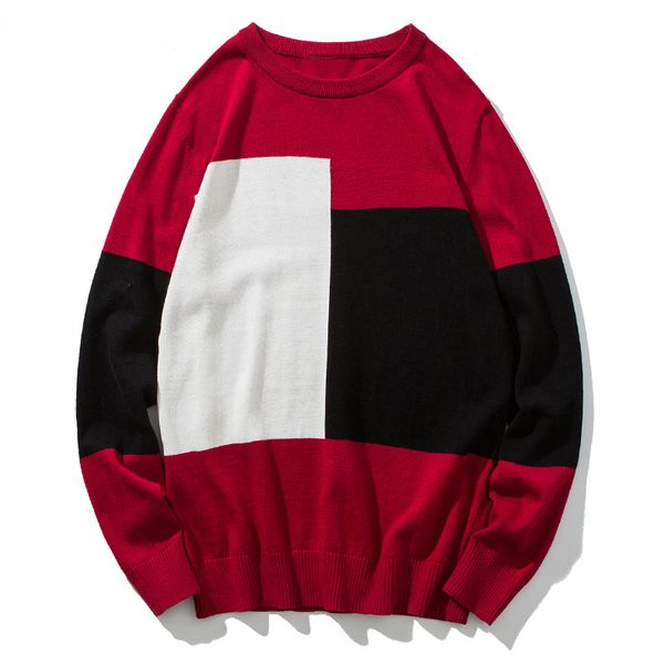 

2021 new full pullovers men clothes cotton winter warm style mens oversized knitted sweater coats dyao, White;black