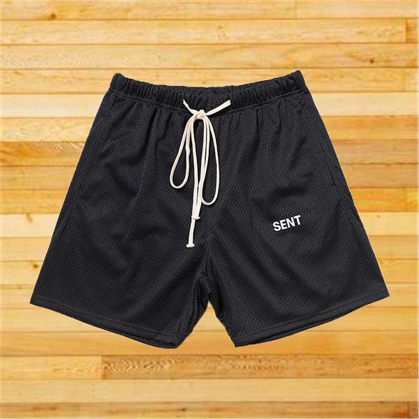 

famous stylist mens shorts 2021 street fashion men mesh beach short pant hip hop joggers pants, White;black