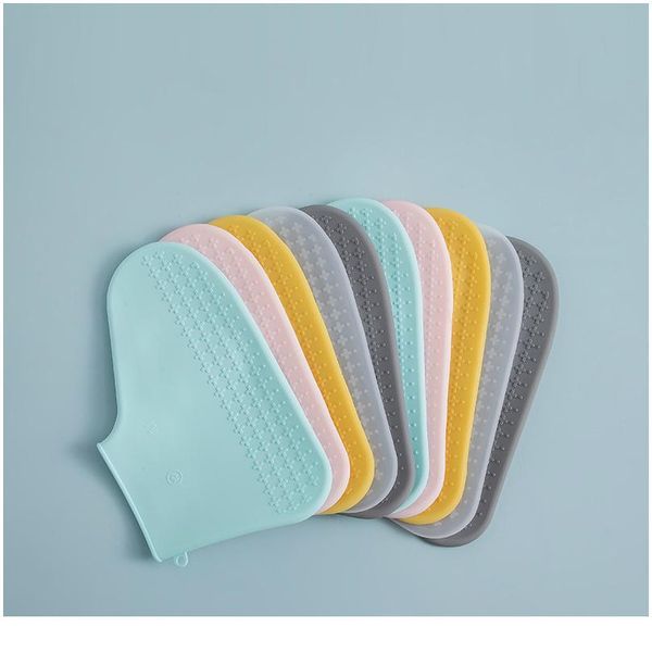 

sile shoe covers reusable thickened non-slip wear-resistant water boots for woman for rain shoe cover ra sqcmpf