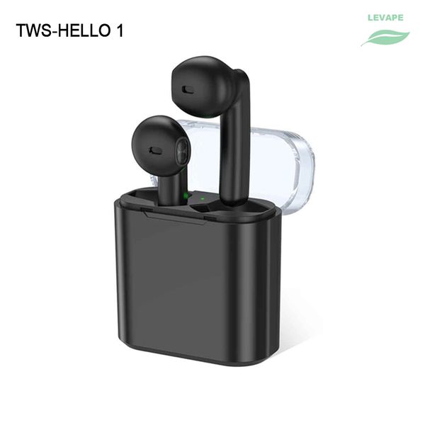 

tws true wireless bluetooth headset 5.0 new hello1 dual-ear touch stereo hd voice waterproof sports headset