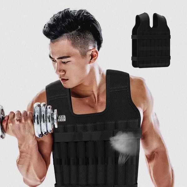 

accessories adjustable weighted vest of max 20kg thickened shoulders breathable for training exercise musculation fitness equipment