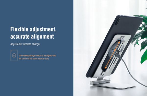 

4fds2awnillkin silicone tablet holder accessories 15w fast wireless charging cell phone holders stand