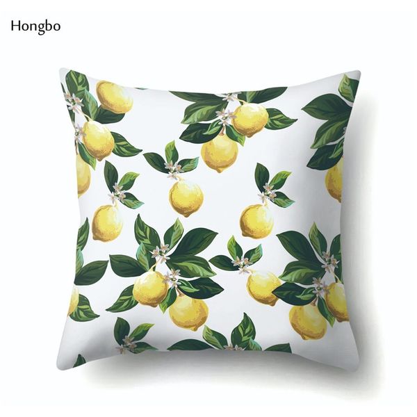 

hongbo flower green leaves pillow towel polyester square pillowcase chair seat throws pillow covers hongbo flower f wmtiox