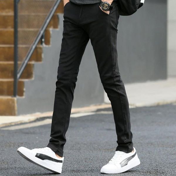 

men's pants caikq trousers casual feet summer style men, Black