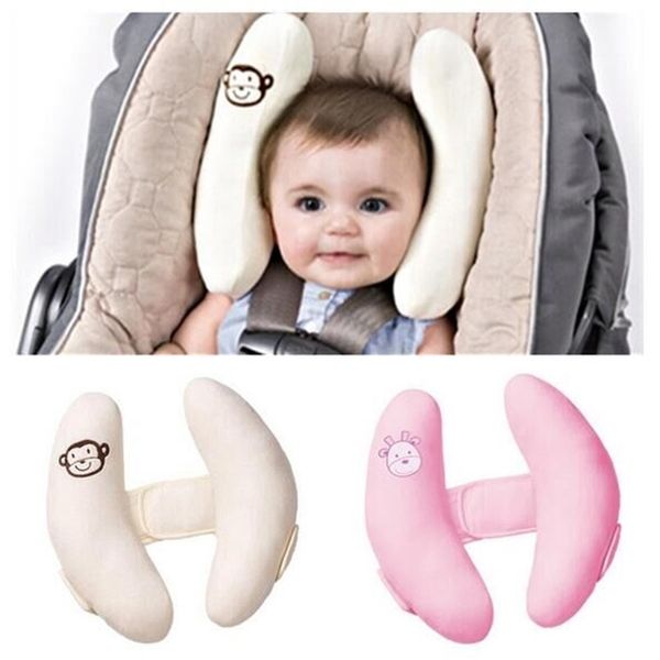 

baby stroller head protection pillows infant car seat head & neck fixed protection pillow soft adjustable baby pillow #37 lj201209