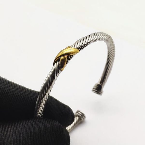 

european and american fashion new open bracelet earrings, Golden;silver