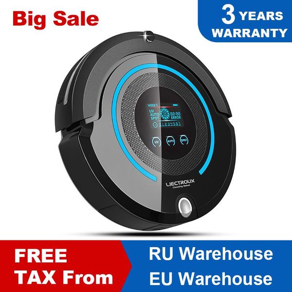 

robot vacuum cleaners liectroux a338 strong suction multifunction cleaner big mop dust sterilize self charge remote control home cleaning