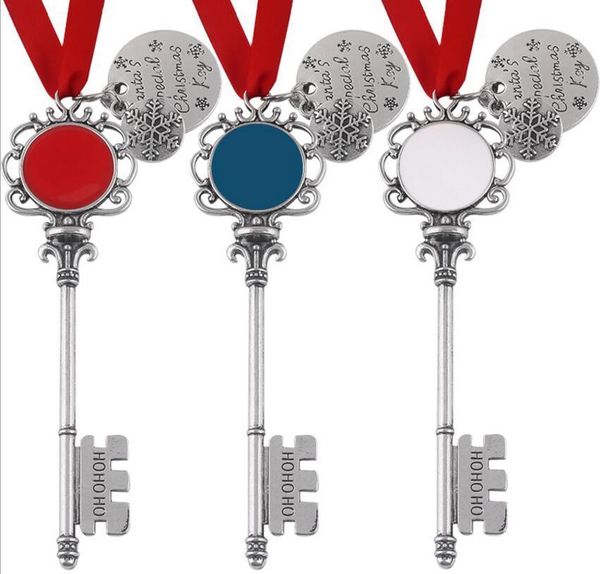 

claus factory6x6psale new santa 2020 magic christmas key pendant ornaments decorations halloween gifts xmas 5 colors 777