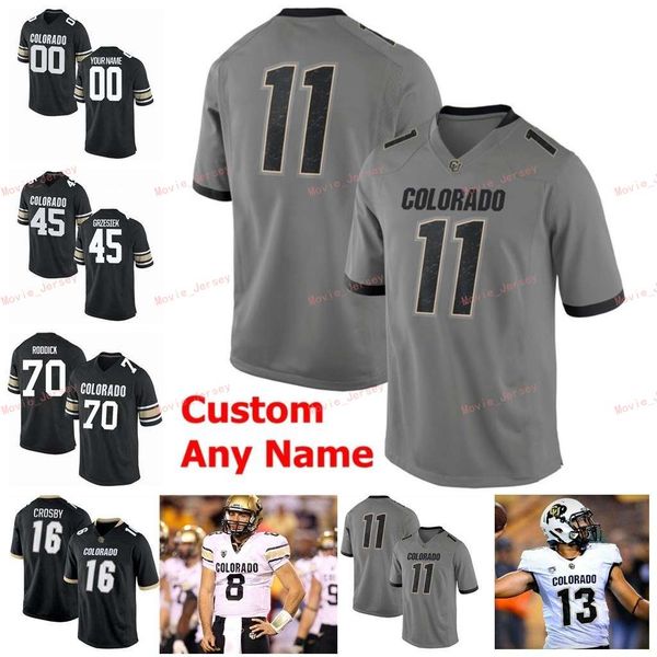

stitched custom 18 tony brown 19 rashaan salaam 2 laviska shenault jr. 21 kyle evans colorado buffaloes college men women youth jersey, Black