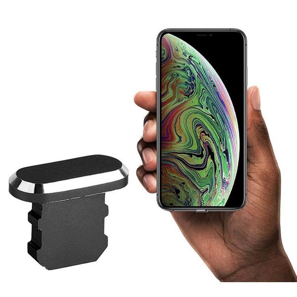 

metal dust plug skin pc charger port anti for iphone 5 5s se 6 6s 7 8 plus x x bbyofu