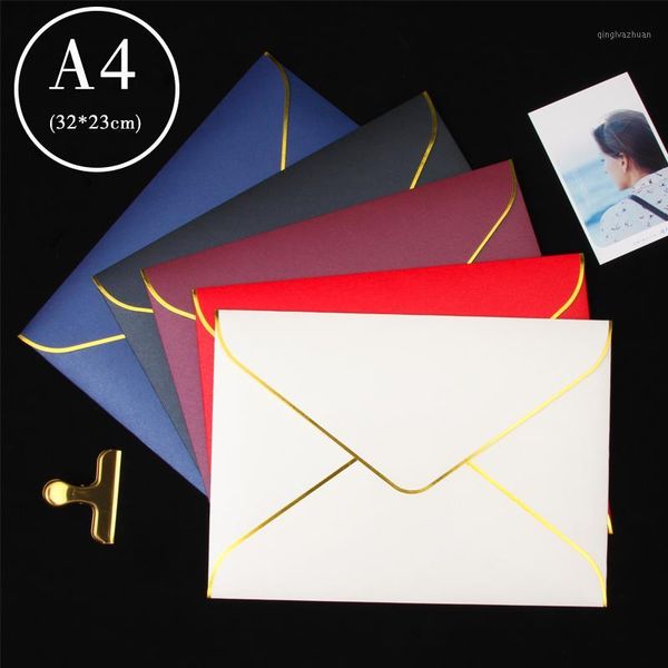 

20pcs a4(230mmx320mm) document envelopes business envelopes #9 pearl paper invitation letter1