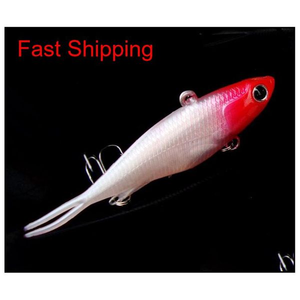 

new artificial simulation fish lead bass crankbaits 9.5cm 20g freshwater fishing vib soft plastic laser lure with qylhfj yh_pack