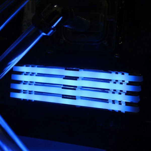 

fans & coolings est deskcomputer cooling case decoration monochrome led memory vest thermal rams light heatsink shell