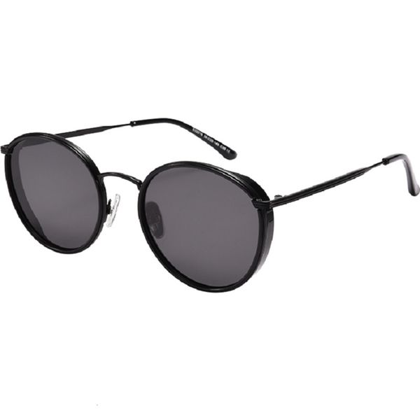 

women's 2020 new sunglasses round frame fashion sunglasses men's korean face small polarizing anti ultraviolet, White;black