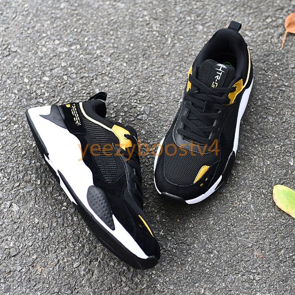 

2021 treeperi fashion chunky men women trainers sport running shoes black metallic gold sneakers us 8 eur 41.5 for men