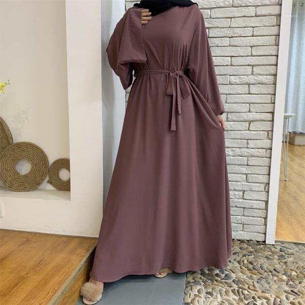 

muslim women dress abaya dubai kaftan islamic clothing turkey fashion long sleeve dress clothing caftan vestidos jurken1, Red