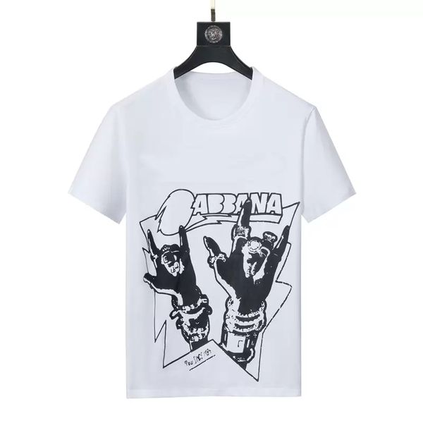 

mens woman t-shirts quick dry breathable designer letter print casual p1241, White