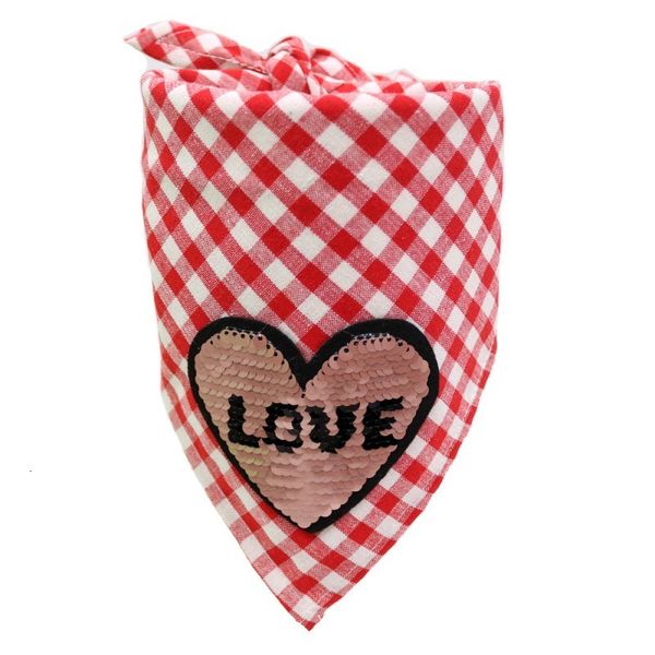 

factory pricevalentine scarf garment dog cat easter dress pet grid towel thanksgiving holiday festival clothing