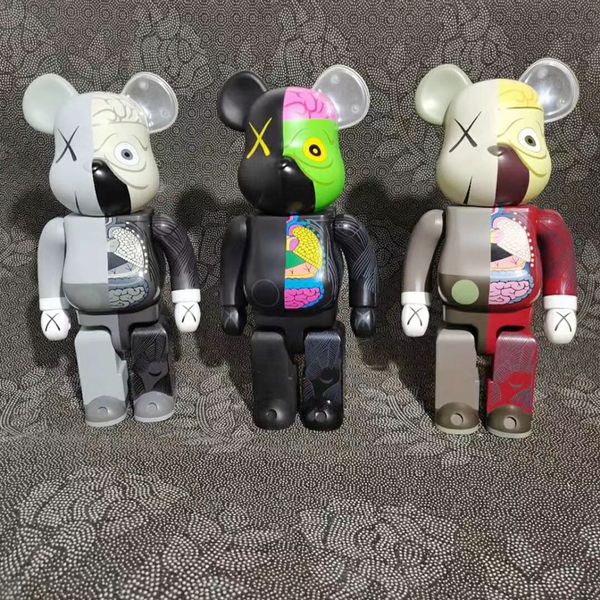 

popular 400% 28cm bearbrick bear figures toy for collectors be@rbrick art work abs material model decoration toys gift