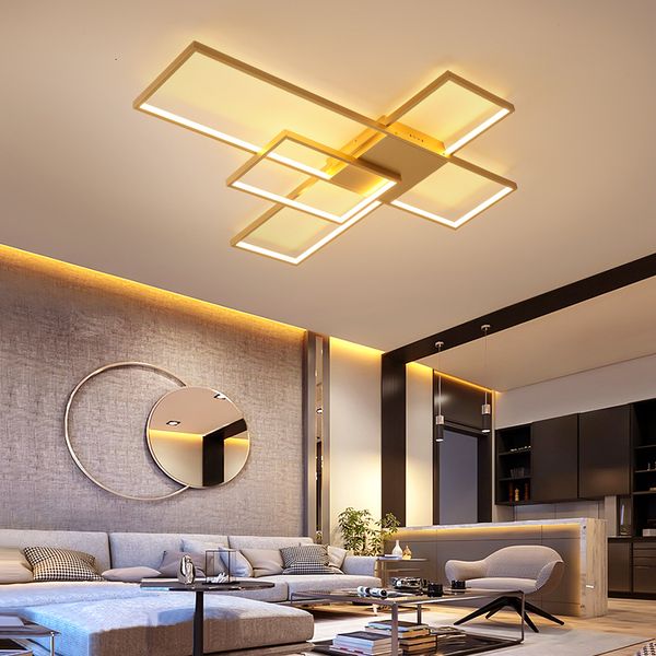 

2021 new modern lights for living room bedroom studyroom matte black or gold finished led light ceiling lamp fixtures 90-260v mw3d