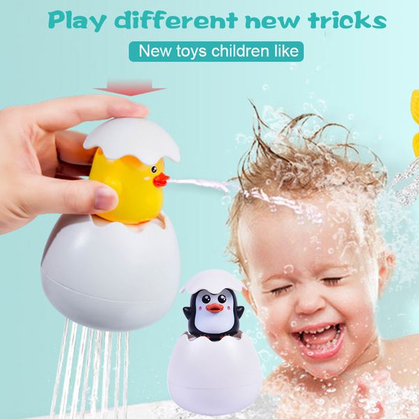 

kids baby bathing swimming toy dinosaur/duck/penguin egg water spray sprinkler gifts ser88 q1217