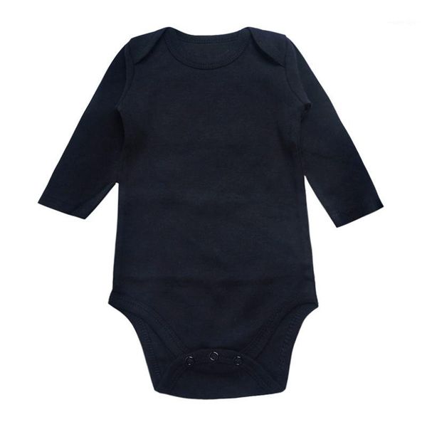 

jumpsuits baby girls clothing romper born jumpsuit long sleeve 100% cotton black 3 6 9 12 18 24 months toddler infant boys clothes1, Blue