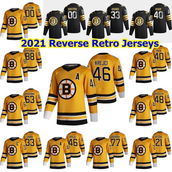 

boston bruins 2021 reverse retro hockey jerseys mens david backes jersey charlie mcavoy cam neely matt grzelcyk par lindholm custom stitched, Black;red