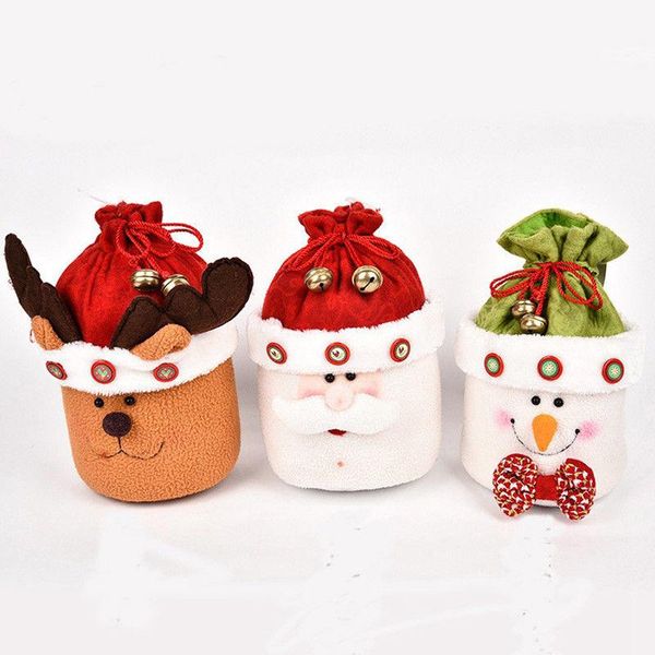 

xmas candy bags creative santa claus pouch gift christmas supplies christmas bags