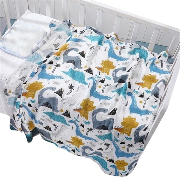 

bamboo cotton blanket newborn infant wrap soft baby bath towel swaddle blankets y201009
