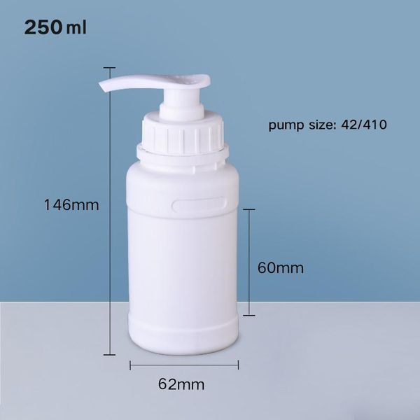 

10pcs 250ml/8oz press pump empty bottle refillable shampoo lotion liquid soap gel dispenser container grade bottles