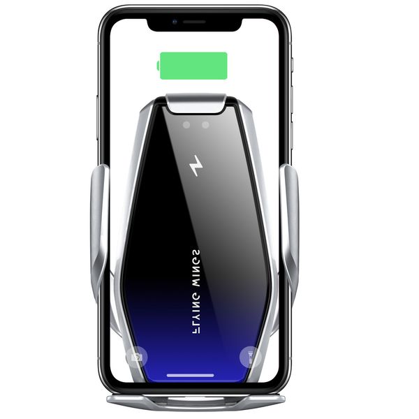 

4fre3e42factory direct car smart induction charger, automatic mobile phone wireless charging stand