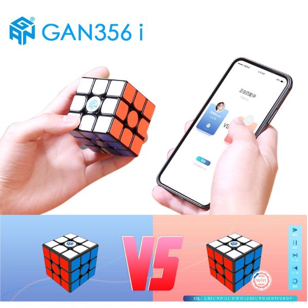 

gan356 i magnetic magic speed ​​cube station gan app gan 356i магниты интернет конкурс 3x3 куб головоломка gan 356 i gan356i sqcuih bdenet, Black;red