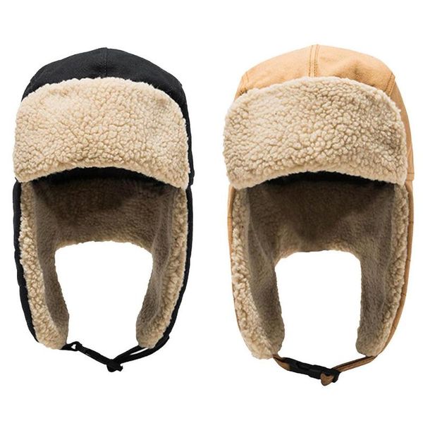 

trapper hat windproof waterproof cap headgear for winter, Black